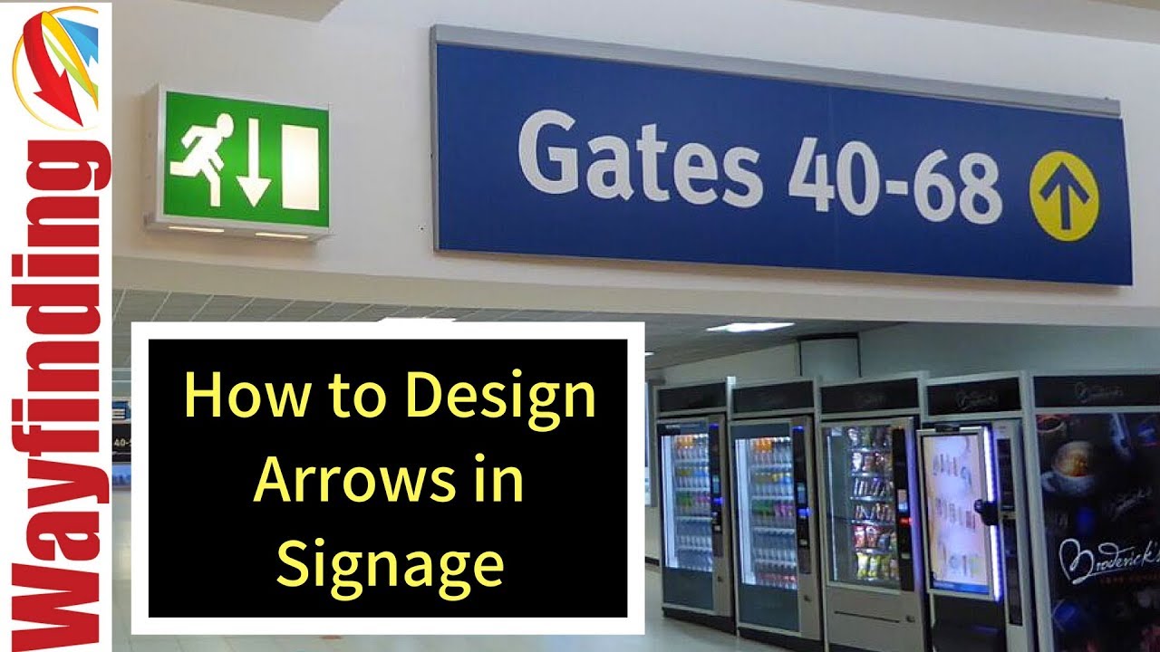 How to Design Arrows on Wayfinding Signage