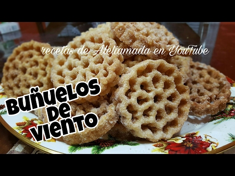 COMO HACER BUNUELOS DE VIENTO - SABOR ANIS / PASO A PASO. Recetas de Aleliamada.