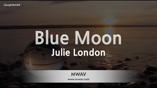 Julie London-Blue Moon (Melody) [ZZang KARAOKE]