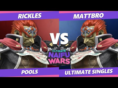 Naifu Wars 12 Pools - Rickles (Ganondorf) Vs. MattBro (Ganondorf) SSBU Singles