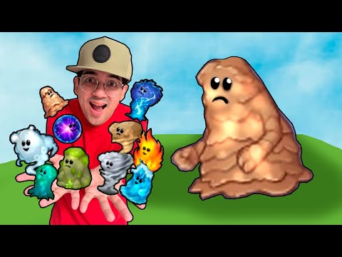 MISTUREI TODOS OS ELEMENTOS POSSÍVEIS E CRIEI ALGO GIGA PODEROSO!