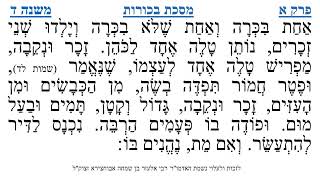 מסכת בכורות פרק א משנה ד