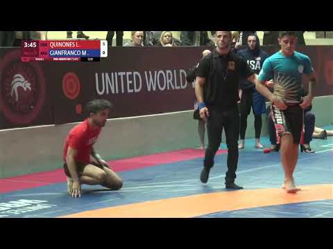 Round 2 Men's GP No-Gi - 71 kg: L. QUINONES (USA) v. . GIANFRANCO M (ARG)