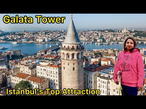 Galata Tower Istanbul: 4K Panoramic View of the City | A Must-Visit Attraction Ep-6