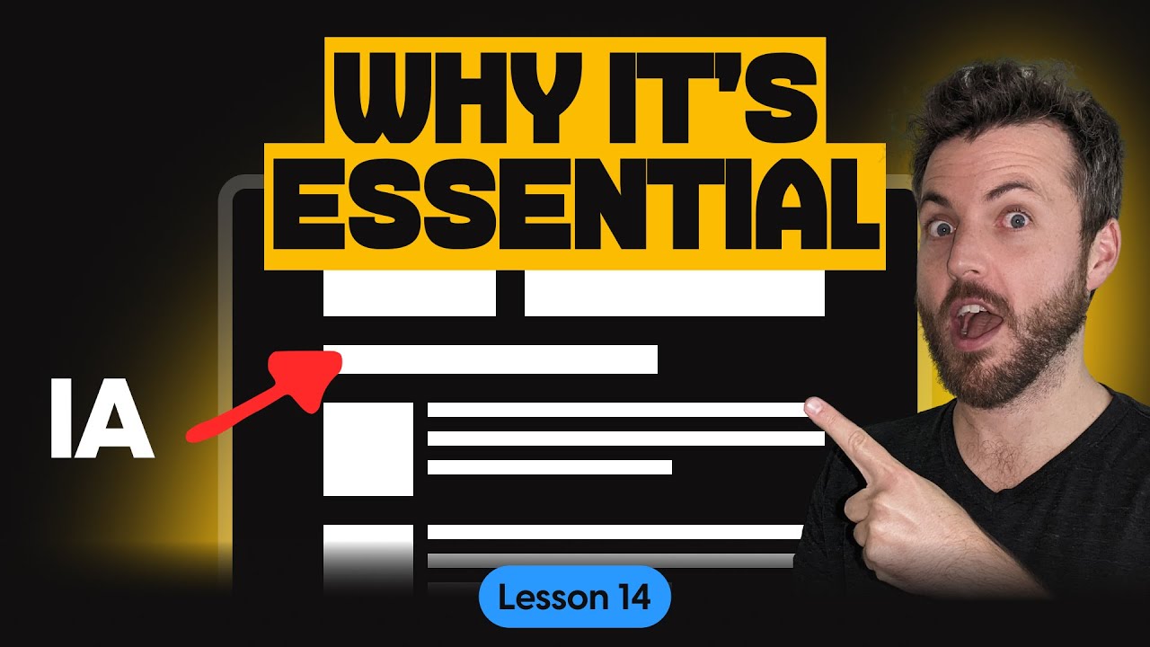 What is Information Architecture? A Beginners Course in UX Design | Free UX course (Lesson 14)