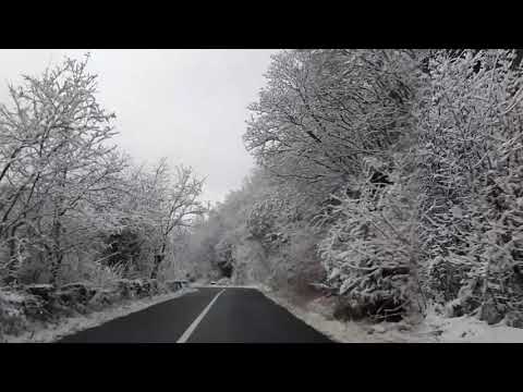 Drum de iarnă spre Ghelari, Hunedoara - Ținutul Pădurenilor