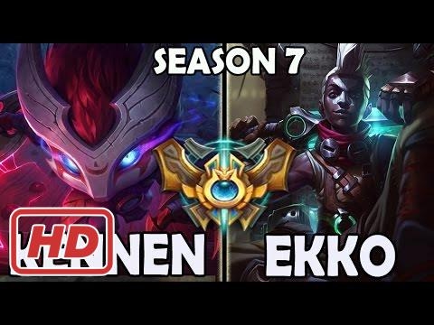 Marin plays KENNEN TOP vs A Korean CHALLENGER EKKO