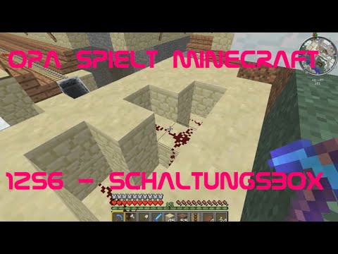 Opa spielt Minecraft 1256 - Schaltungsbox