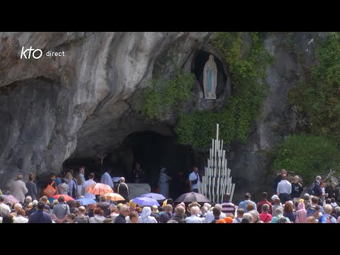 Chapelet du 25 juillet 2023 à Lourdes