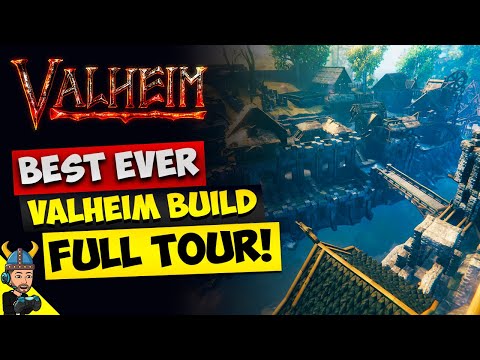 The BEST Valheim Build I've Ever Seen. FULL TOUR!
