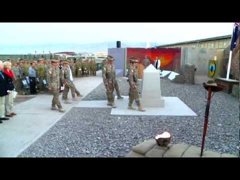 ANZAC Day 2012 - Dawn Service at Tarin Kot, Afghanistan