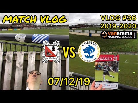 DARLINGTON 2-0 CHESTER FC MATCH VLOG #36: VANARAMA NATIONAL LEAGUE NORTH: 07/12/19