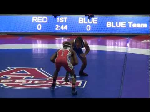 2012 NWCA All-Star Classic - 141 LBS: Kendric Maple (Oklahoma) WBD 6-2 B.J. Futrell (Illinois)