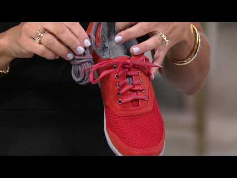 Clarks Cloud Steppers Lace-up Sneakers - Sillian Emma on QVC