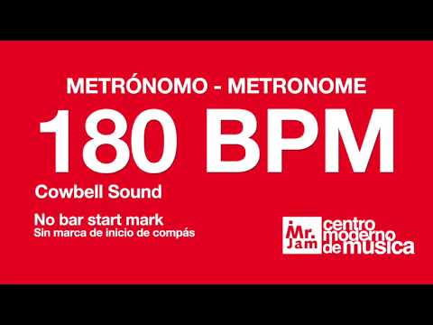 180 BPM Metronome | Metrónomo 180 BPM | Métronome 180 BPM | 180 बीपीएम मेट्रोनोम