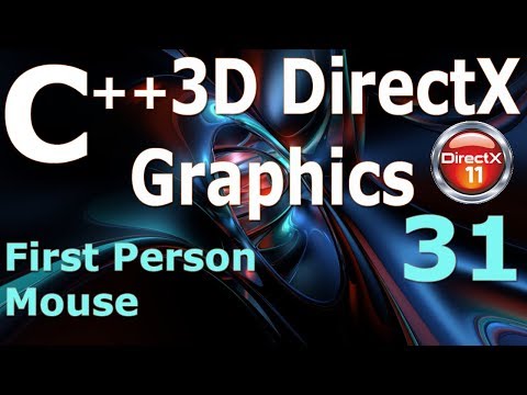 C 3D DirectX Tutorial First Person Mouse
