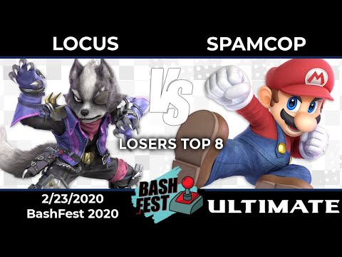 BashFest 2020: Locus (Wolf) vs Spamcop (Mario) - Losers Top 8