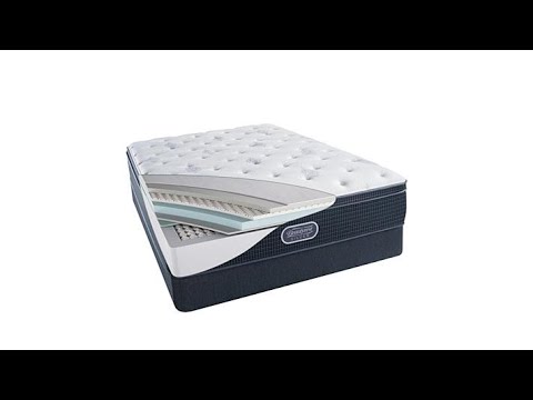 Beautyrest Silver Plush Euro Top Twin Mattress w/Foundat...
