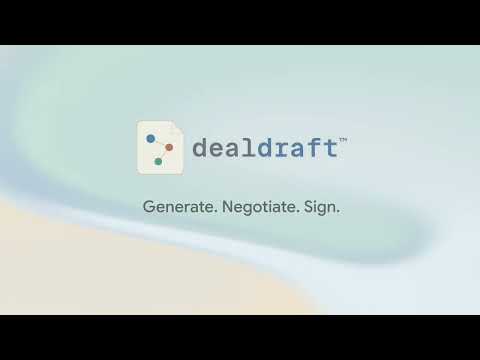 DealDraft video preview