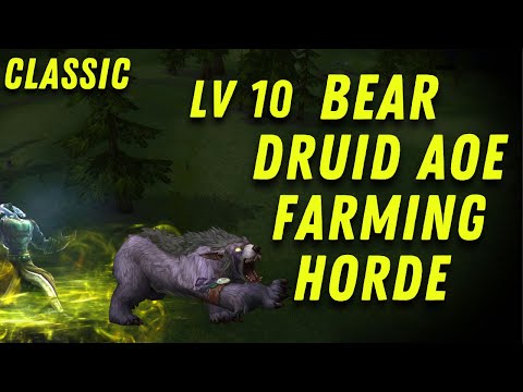 Lv10 Bear Druid Unstoppable Force - Farming Horde