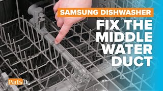 How to Replace Middle Water Duct Part DD82-01428A on Your Samsung Dishwasher