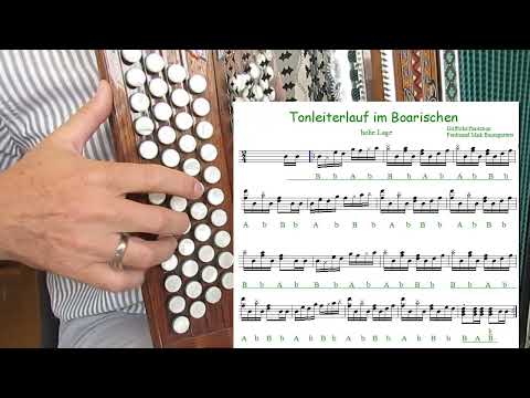 Tonleiterlauf in hoher Lage in Zeitlupe in G-Stimmung  25. 5. 2018