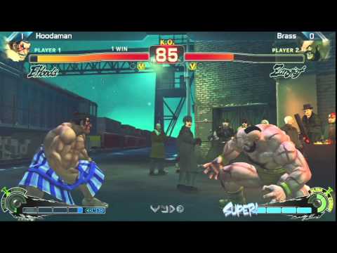 SSF4: Hoodaman vs Brass - Winners Finals - Why Me Dojo? 9