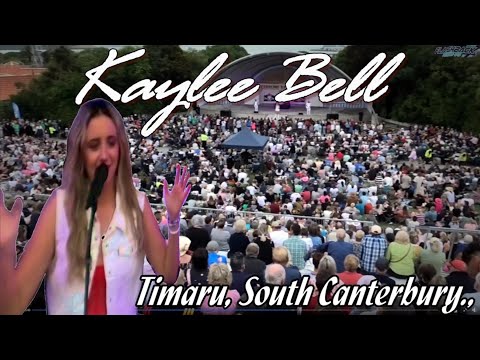 KAYLEE BELL PERFORMS AT TIMARUS SOUND SHELL. 2024