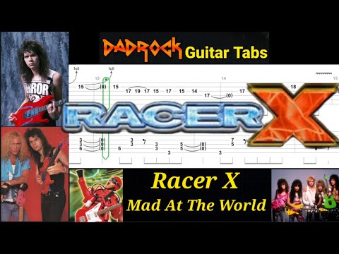 Mad At The World - Racer X - Lead Guitar TABS Lesson 