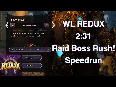 Raid Boss Rush Speedrun in 2:31 | Tiny Tina's Wonderlands REDUX [World Record]