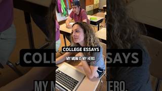 Whoever has the best trauma wins! #americanhighshorts #collegeessay #senioryear #commonapp #shorts