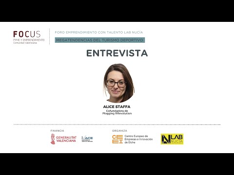 Entrevista a Alice Staffa | Foro Emprendimiento con Talento LAB Nucia 2023[;;;][;;;]