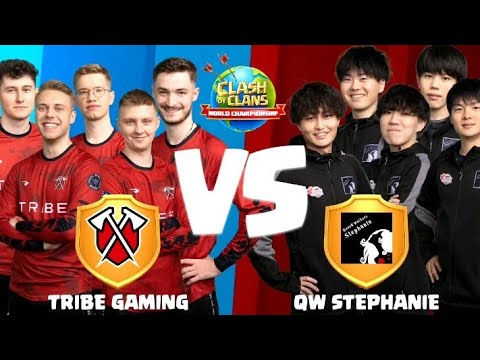 Clash Of Clans World Championship Final Match || Tribe Gaming vs QW Stephanie