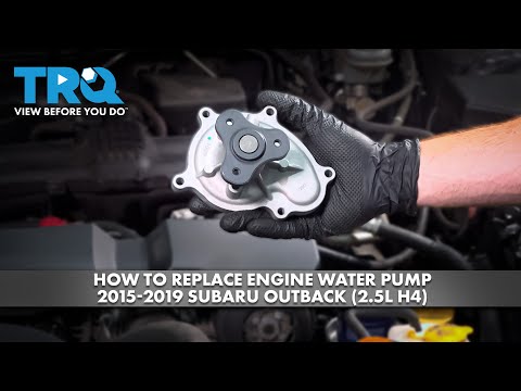 How to Replace Engine Water Pump 2015-2019 Subaru Outback (2.5L H4)