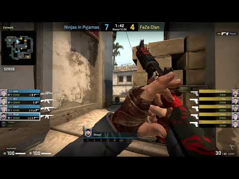 CS:GO POV Demo NiP f0rest (24/14) vs FaZe (de_mirage)