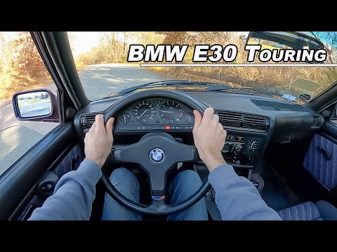 1993 BMW E30 316i Touring Manual - Daytona Violet Dad Wagon! (POV Binaural Audio)