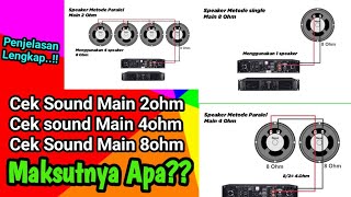 Download lagu Pemula wajib tau Penjelasan tentang cek sound main 2ohm 4ohm dan 8ohm..!! mp3 Download lagu Pemula wajib tau Penjelasan tentang cek sound main 2ohm 4ohm dan 8ohm..!! mp3