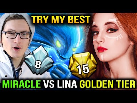 Miracle Silver Tier Morphling vs LVL 15 Gold Tier Lina Dota 2