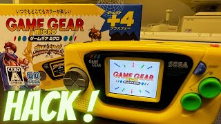 Game Gear Micro Hack ! (Custom Art and More Games)
