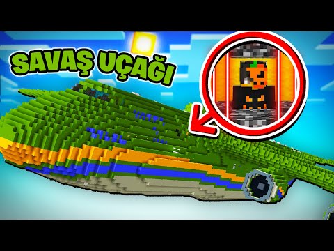 Arkadaşlarım beni SAVAŞ UÇAĞINA Hapsetti, O yüzden Bende Epik bir intikam aldım - Minecraft