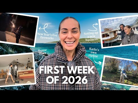 Our First Week of 2026 in Croatia | New Year Reset, Goals & Simple Living