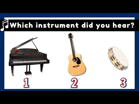 Guess the Instrument Sound: Listening Game