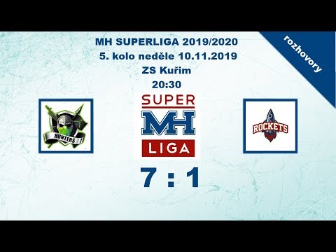MH SUPERLIGA 5.kolo 2019/2020 Hunters vs Rockets 7:1 - rozhovory
