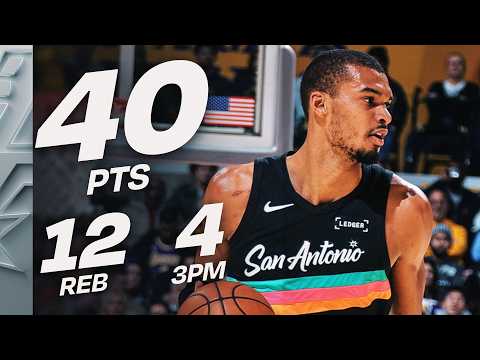 Wembanyama Drops 40 PTS In 3 QTRS In LA 😤 | February 10, 2026