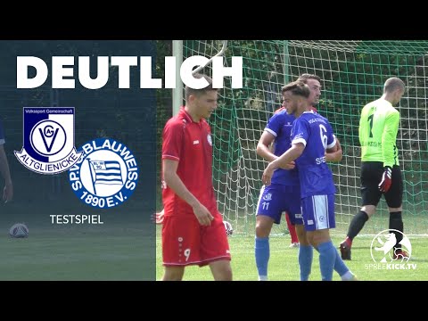 Deutliche Angelegenheit auf dem Feld der SG Schulzendorf: VSG Altglienicke - Blau Weiß 90 Berlin