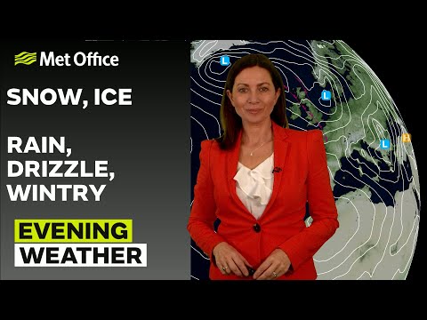 07/01/2026 - A wintry night - Evening Weather Forecast UK – Met Office Weather