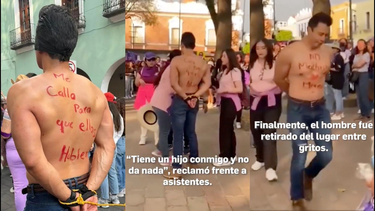 QUÉ PASÓ con el HOMBRE QUE CAMINÓ en la MARCHA de la MUJER y es VERDAD que el DÍA de la MUJER es...