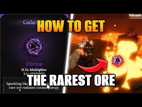 (IT'S REAL!) How to Get Galaxite 1 in 1 Million Rarest Ore in The Forge Roblox