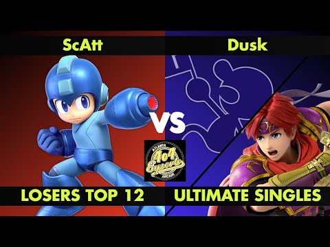 SSBU - 4o4 Smash Night 16 - MVG| ScAtt (Mega Man) vs 4o4| Dusk (Game & Watch, Roy) - Losers Top 16