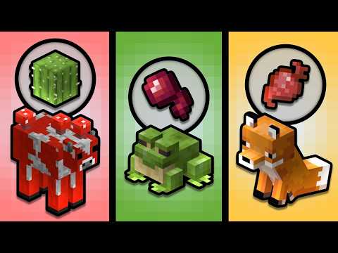 Minecraft: Every Mobs Favourite Food & How To Breed Them